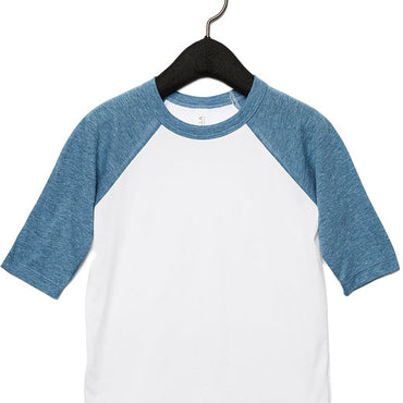 3200T Bella + Canvas Toddler 3/4-Sleeve Baseball T-Shirt