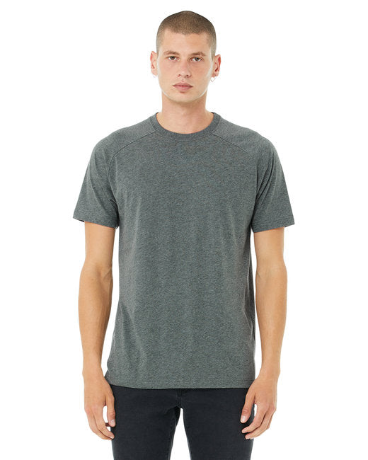 3201 Bella + Canvas Men's Heather CVC Raglan T-Shirt