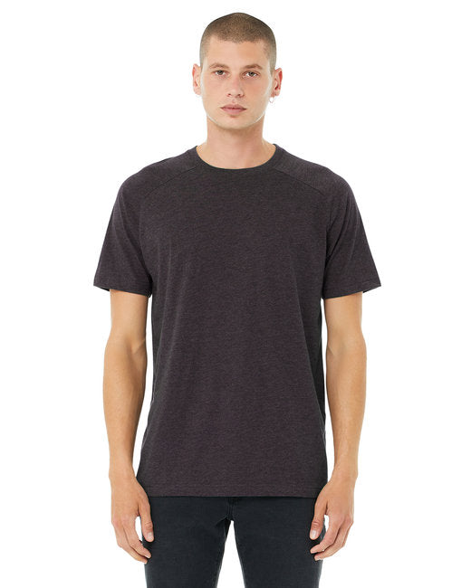 3201 Bella + Canvas Men's Heather CVC Raglan T-Shirt