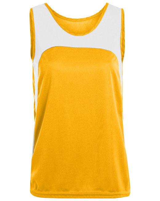 342 Augusta Sportswear Ladies' Wicking Polyester Sleeveless Jersey with Contrast Inserts