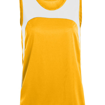 342 Augusta Sportswear Ladies' Wicking Polyester Sleeveless Jersey with Contrast Inserts