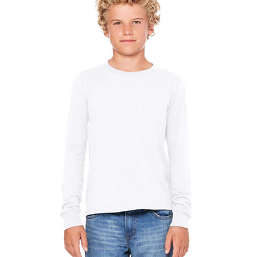 3501Y Bella + Canvas Youth Jersey Long-Sleeve T-Shirt