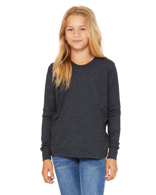 3501Y Bella + Canvas Youth Jersey Long-Sleeve T-Shirt