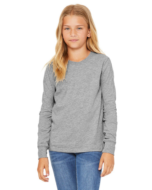 3501Y Bella + Canvas Youth Jersey Long-Sleeve T-Shirt