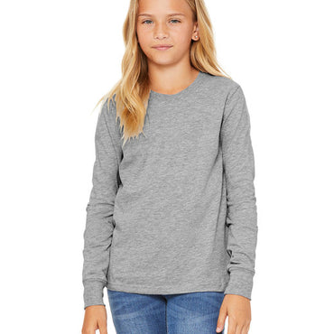 3501Y Bella + Canvas Youth Jersey Long-Sleeve T-Shirt