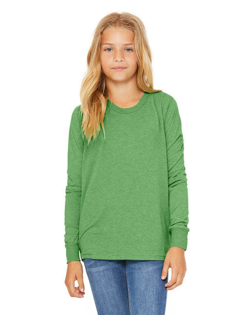 3501Y Bella + Canvas Youth Jersey Long-Sleeve T-Shirt