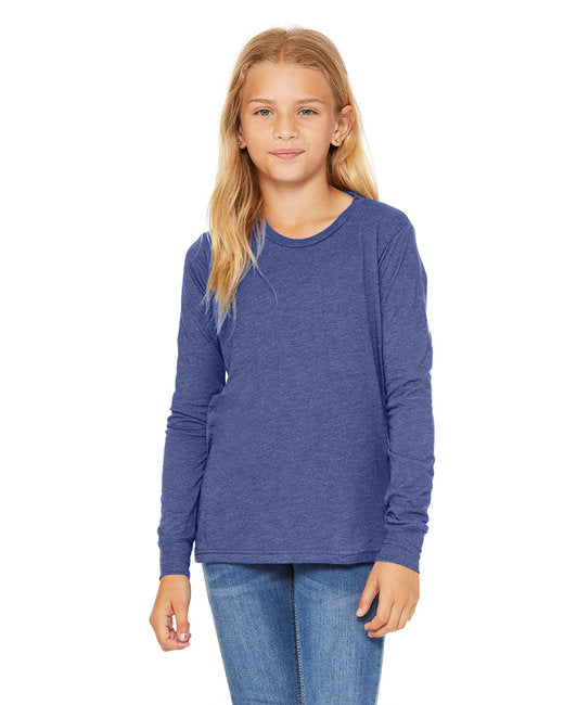 3501Y Bella + Canvas Youth Jersey Long-Sleeve T-Shirt