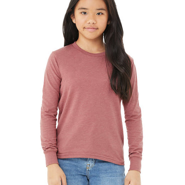 3501Y Bella + Canvas Youth Jersey Long-Sleeve T-Shirt