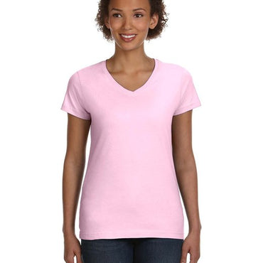 3507 LAT Ladies' V-Neck Fine Jersey T-Shirt