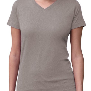 3507 LAT Ladies' V-Neck Fine Jersey T-Shirt