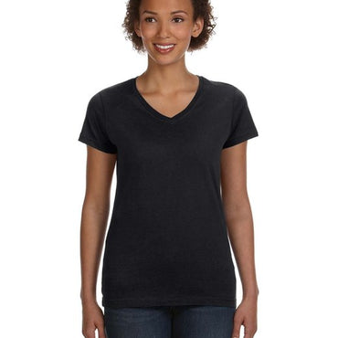 3507 LAT Ladies' V-Neck Fine Jersey T-Shirt