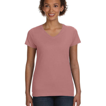 3507 LAT Ladies' V-Neck Fine Jersey T-Shirt