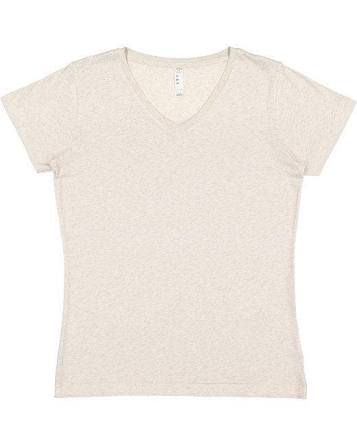 3507 LAT Ladies' V-Neck Fine Jersey T-Shirt