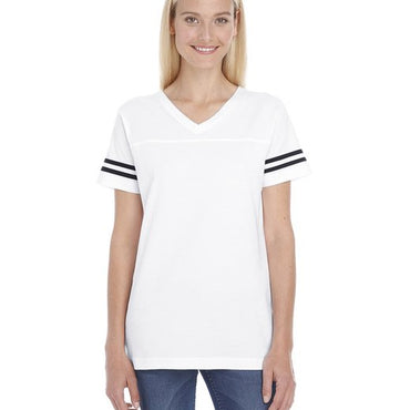 3537 LAT Ladies' Football T-Shirt