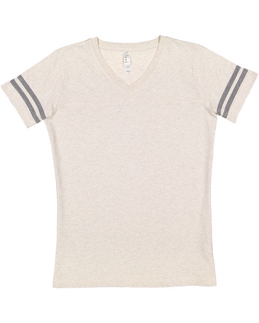 3537 LAT Ladies' Football T-Shirt