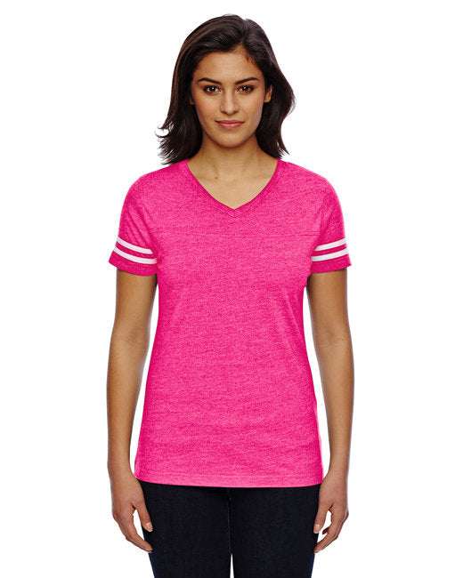 3537 LAT Ladies' Football T-Shirt