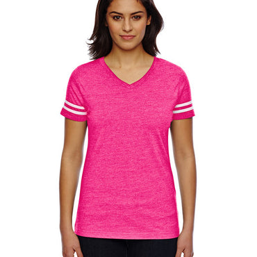 3537 LAT Ladies' Football T-Shirt