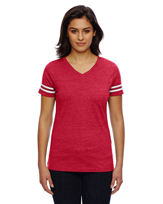 3537 LAT Ladies' Football T-Shirt