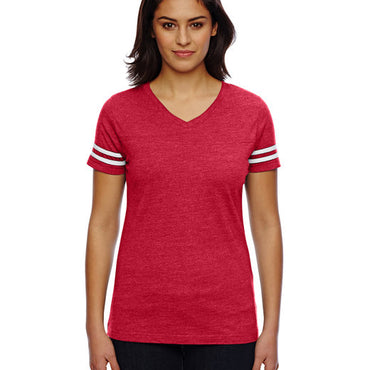 3537 LAT Ladies' Football T-Shirt