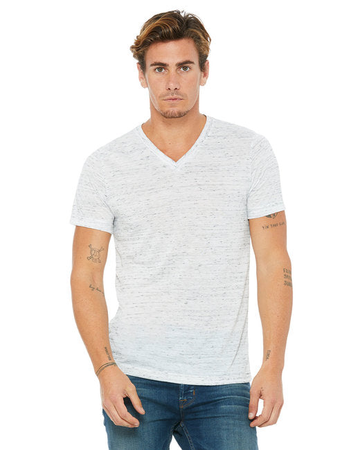 3655C Bella + Canvas Unisex Textured Jersey V-Neck T-Shirt