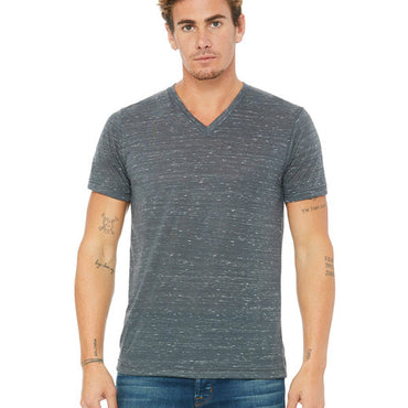 3655C Bella + Canvas Unisex Textured Jersey V-Neck T-Shirt