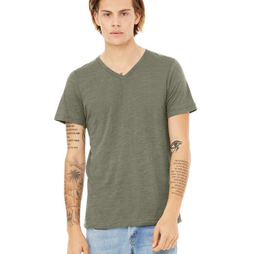 3655C Bella + Canvas Unisex Textured Jersey V-Neck T-Shirt