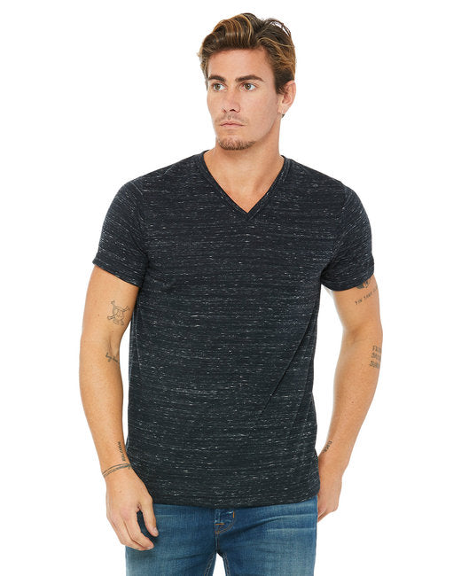 3655C Bella + Canvas Unisex Textured Jersey V-Neck T-Shirt