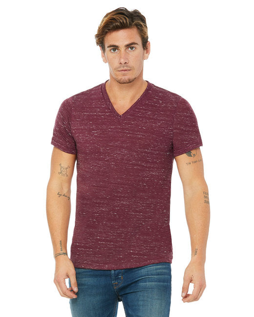 3655C Bella + Canvas Unisex Textured Jersey V-Neck T-Shirt