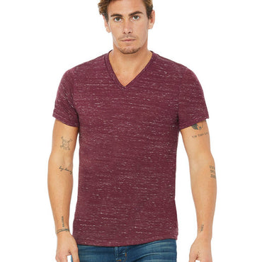 3655C Bella + Canvas Unisex Textured Jersey V-Neck T-Shirt