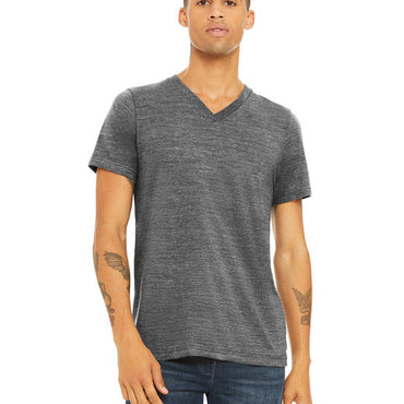 3655C Bella + Canvas Unisex Textured Jersey V-Neck T-Shirt