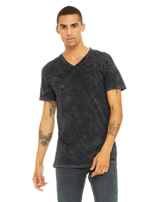 3655C Bella + Canvas Unisex Textured Jersey V-Neck T-Shirt