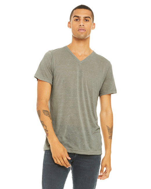 3655C Bella + Canvas Unisex Textured Jersey V-Neck T-Shirt