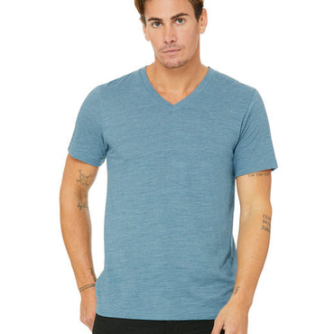 3655C Bella + Canvas Unisex Textured Jersey V-Neck T-Shirt