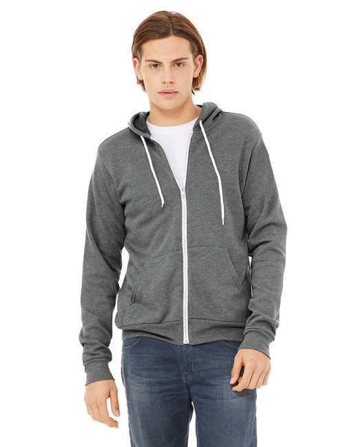 3739 Bella + Canvas Unisex Sponge Fleece Full-Zip Hooded Sweatshirt