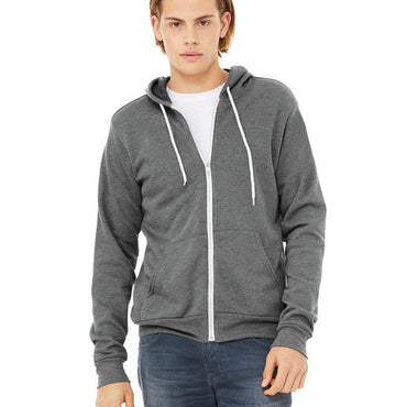 3739 Bella + Canvas Unisex Sponge Fleece Full-Zip Hooded Sweatshirt