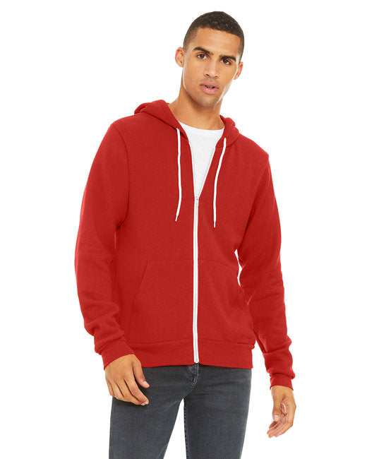 3739 Bella + Canvas Unisex Sponge Fleece Full-Zip Hooded Sweatshirt