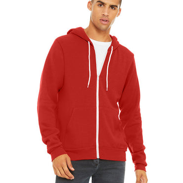 3739 Bella + Canvas Unisex Sponge Fleece Full-Zip Hooded Sweatshirt