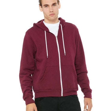 3739 Bella + Canvas Unisex Sponge Fleece Full-Zip Hooded Sweatshirt