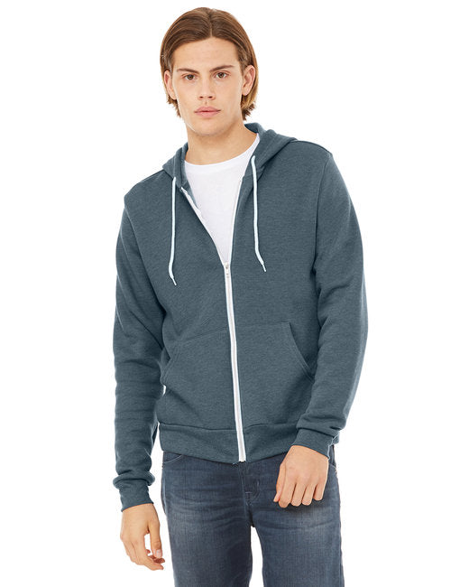 3739 Bella + Canvas Unisex Sponge Fleece Full-Zip Hooded Sweatshirt