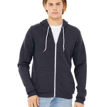 3739 Bella + Canvas Unisex Sponge Fleece Full-Zip Hooded Sweatshirt