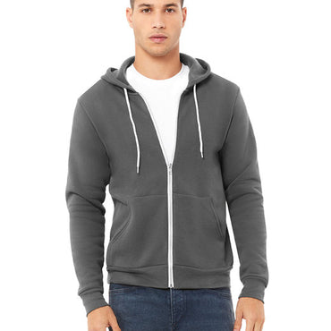 3739 Bella + Canvas Unisex Sponge Fleece Full-Zip Hooded Sweatshirt