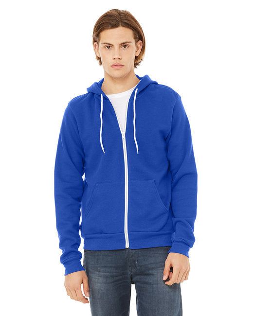 3739 Bella + Canvas Unisex Sponge Fleece Full-Zip Hooded Sweatshirt