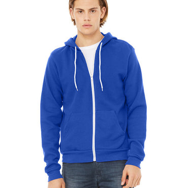 3739 Bella + Canvas Unisex Sponge Fleece Full-Zip Hooded Sweatshirt