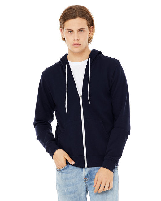 3739 Bella + Canvas Unisex Sponge Fleece Full-Zip Hooded Sweatshirt