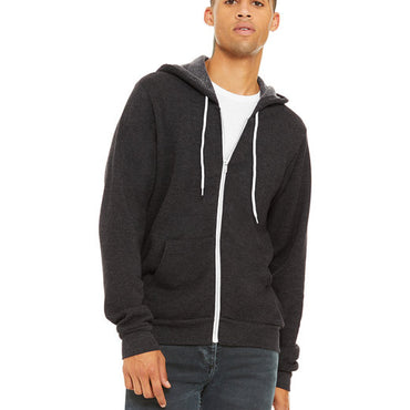 3739 Bella + Canvas Unisex Sponge Fleece Full-Zip Hooded Sweatshirt