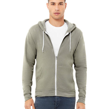 3739 Bella + Canvas Unisex Sponge Fleece Full-Zip Hooded Sweatshirt