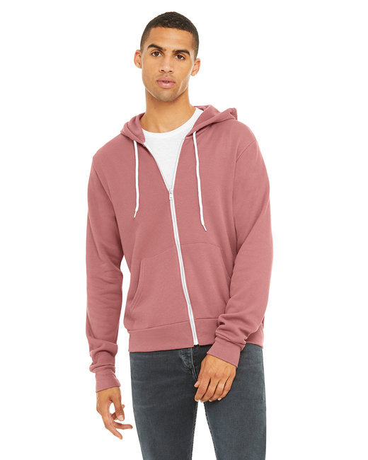 3739 Bella + Canvas Unisex Sponge Fleece Full-Zip Hooded Sweatshirt