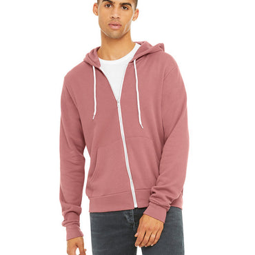 3739 Bella + Canvas Unisex Sponge Fleece Full-Zip Hooded Sweatshirt