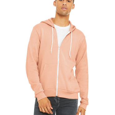 3739 Bella + Canvas Unisex Sponge Fleece Full-Zip Hooded Sweatshirt