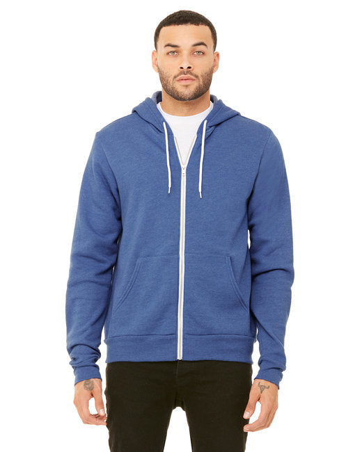 3739 Bella + Canvas Unisex Sponge Fleece Full-Zip Hooded Sweatshirt